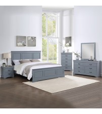 Spencer 5pcs Bedroom Suite Solid Wood & MDF in Multiple Size with Dresser & Tallboy